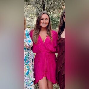 Elegant Pink Women's Dress